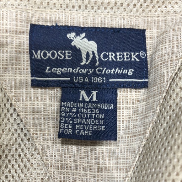 Moose Creek Button Down Shirt Men’s M - Picture 4 of 5